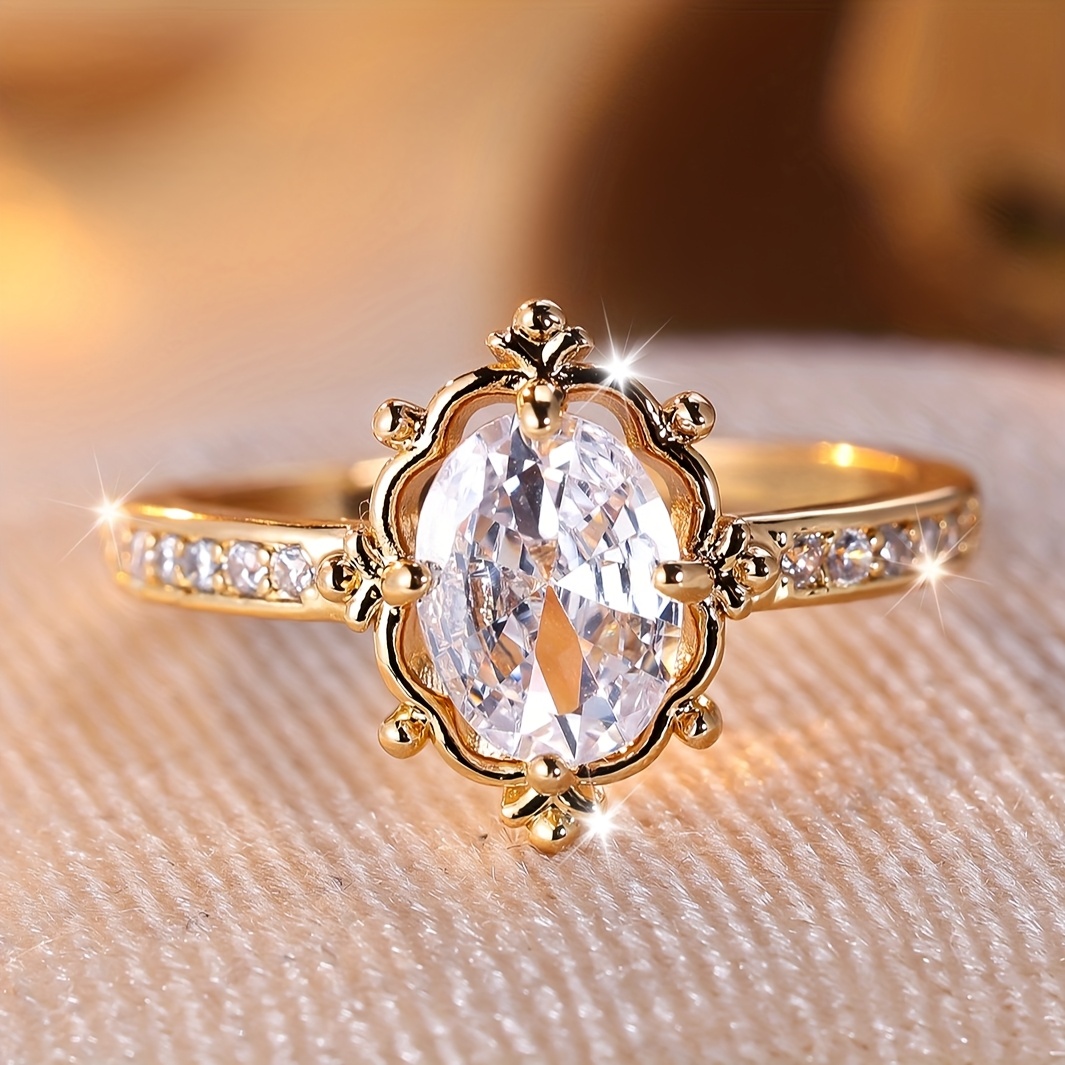 zirconia ring hippie wedding ring