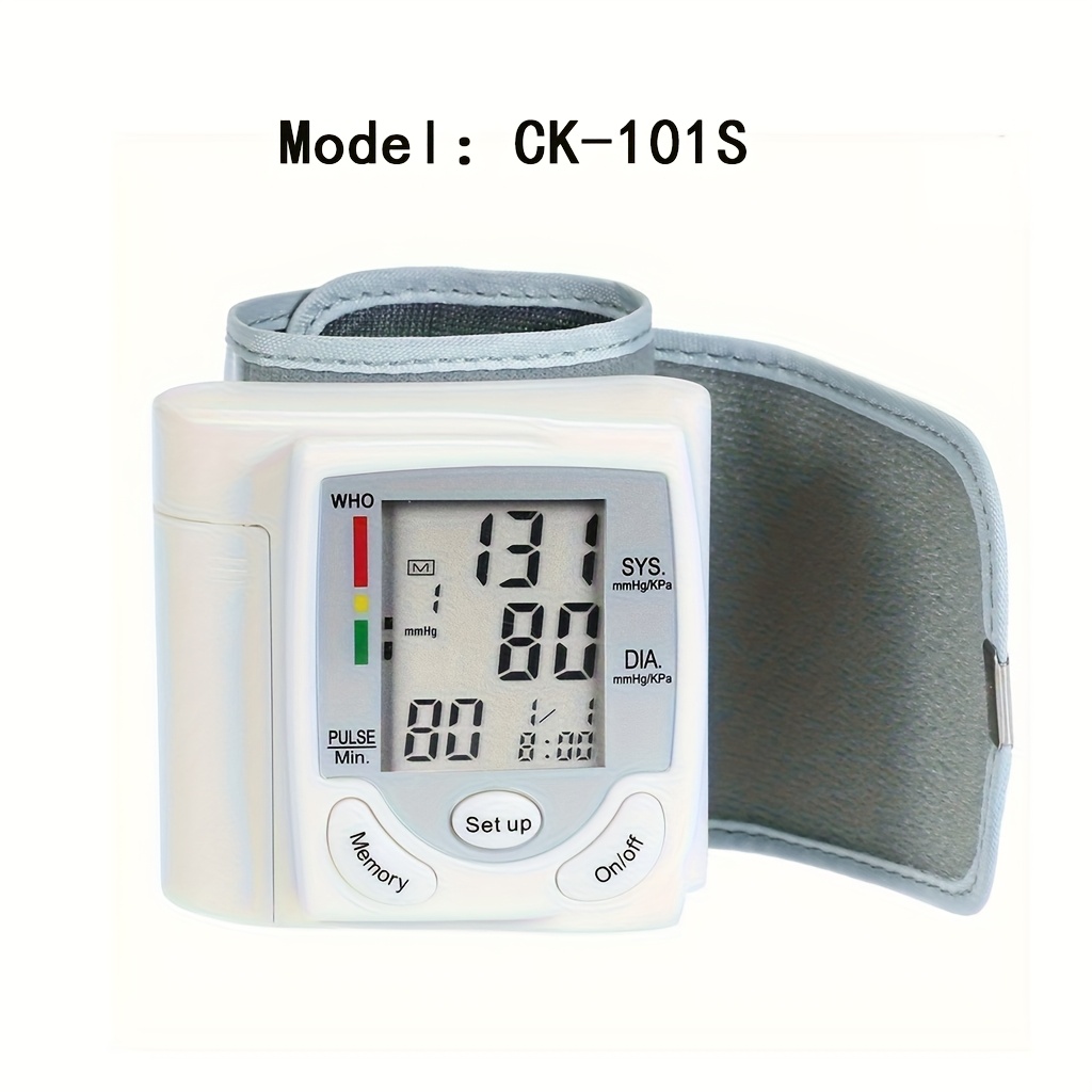 automatic wrist   with large lcd screen adjustable cuff   detection irregular heartbeat alert battery powered batteries not included 36v or lower safe for adults for summer Product details 6