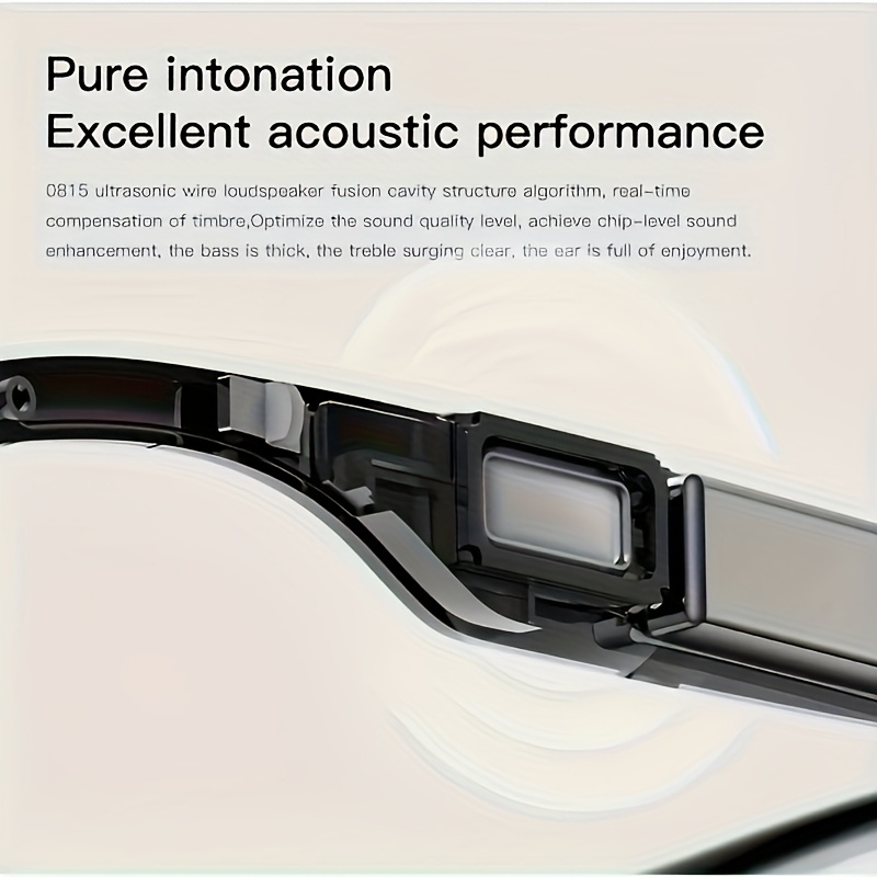 AI smart translation glasses with real-time language translator and Bluetooth audio speakers