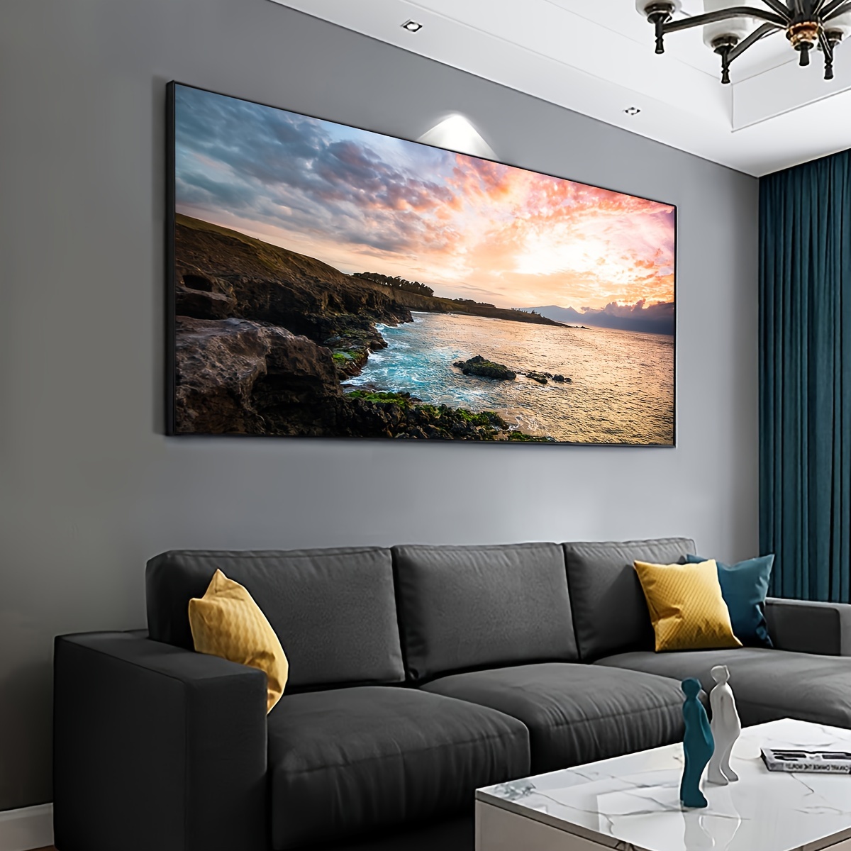 La Piscine Leinwand-Poster 50x75cm - Wandkunst Für Wohnzimmer & Schlafzimmer