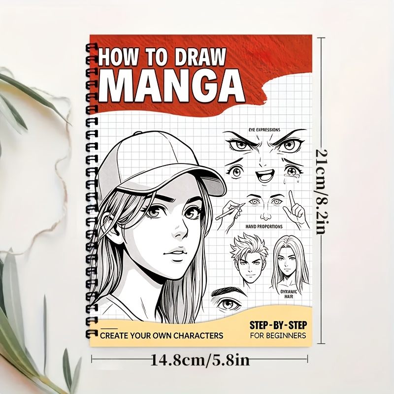 TEMU Livre Comment Dessiner l'Anime et le : Guide Pas à Pas pour Débutants - Maîtrisez , les et Créez des Personnages Originaux | Manuel de BD à