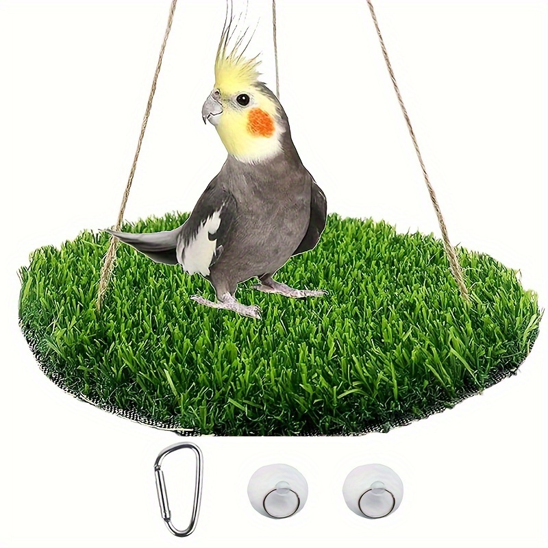 Reptile Hammock Swing Hanging Bed with PP Grass Pad