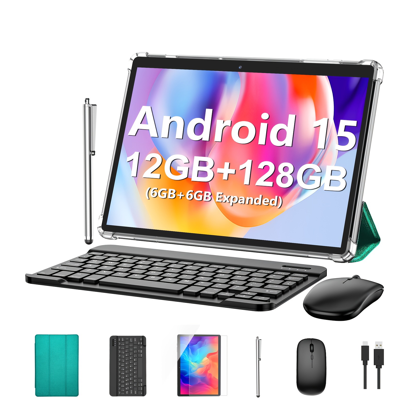 15 タブレット（キーボード付き）】128gbストレージ 6gb (6gbまた