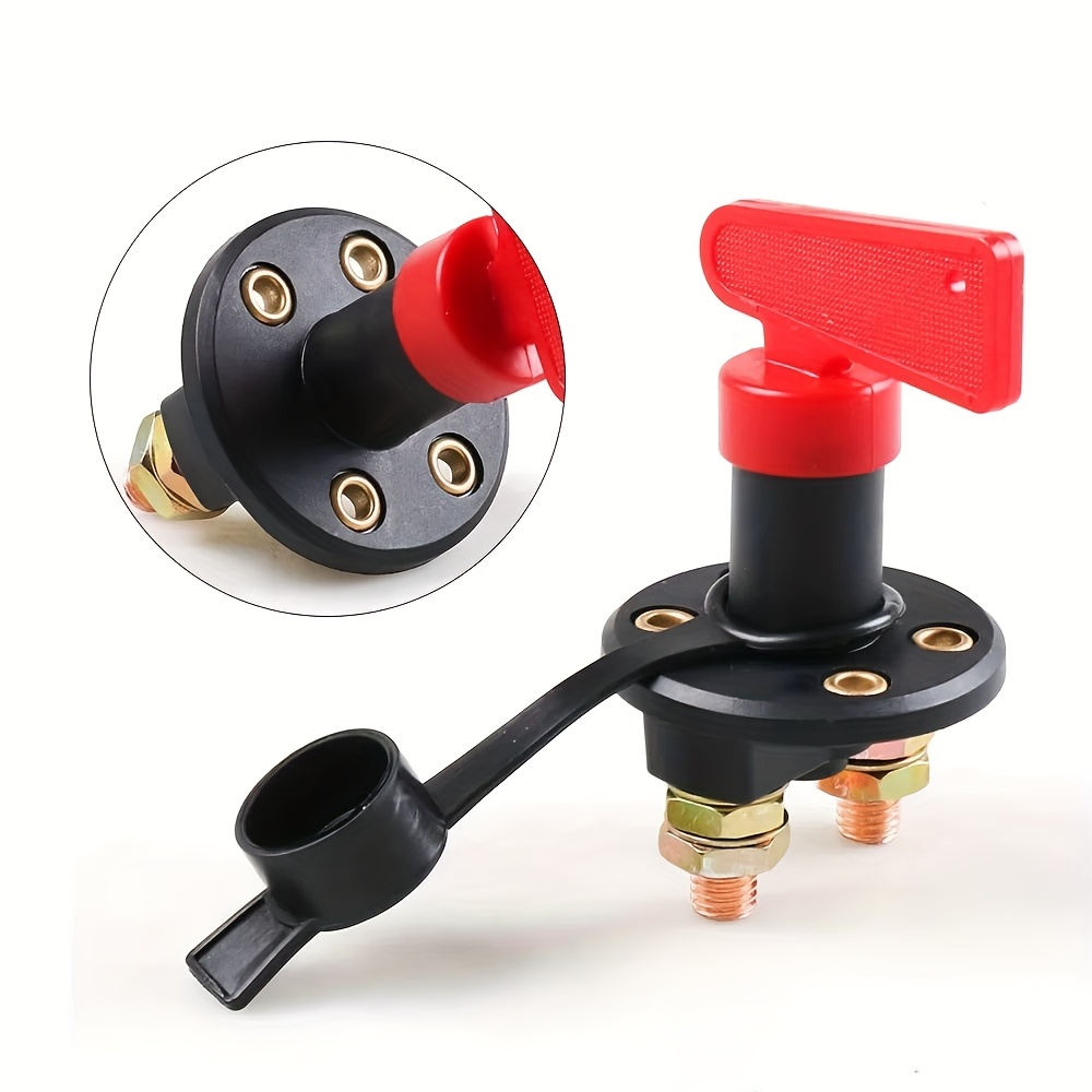 1pc 12v-24v Universal Automobile Motorcycle Car Truck Boat Battery Isolator Disconnect Cut Off Power Kill Switch