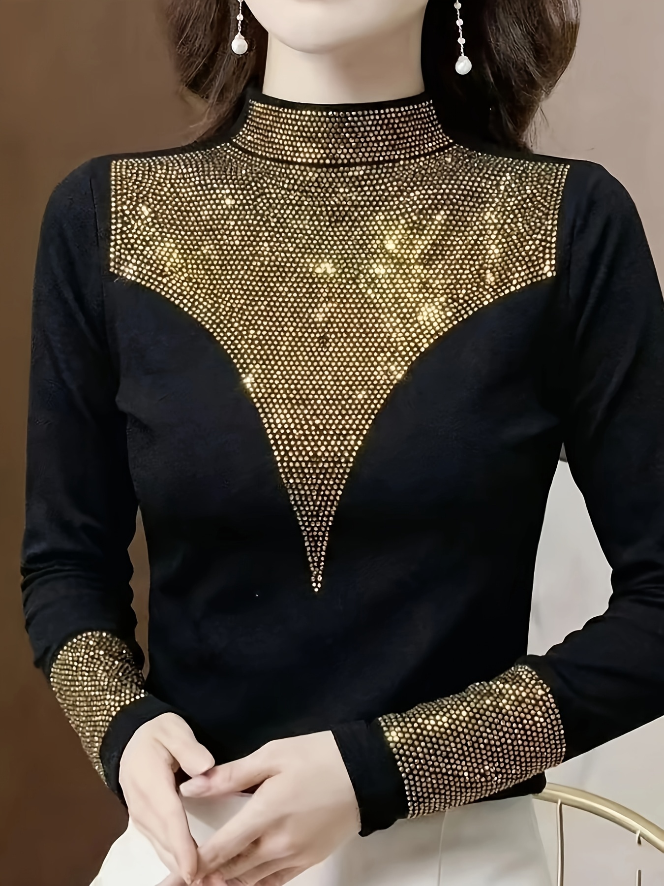 gold women clothing sold on Temu United States