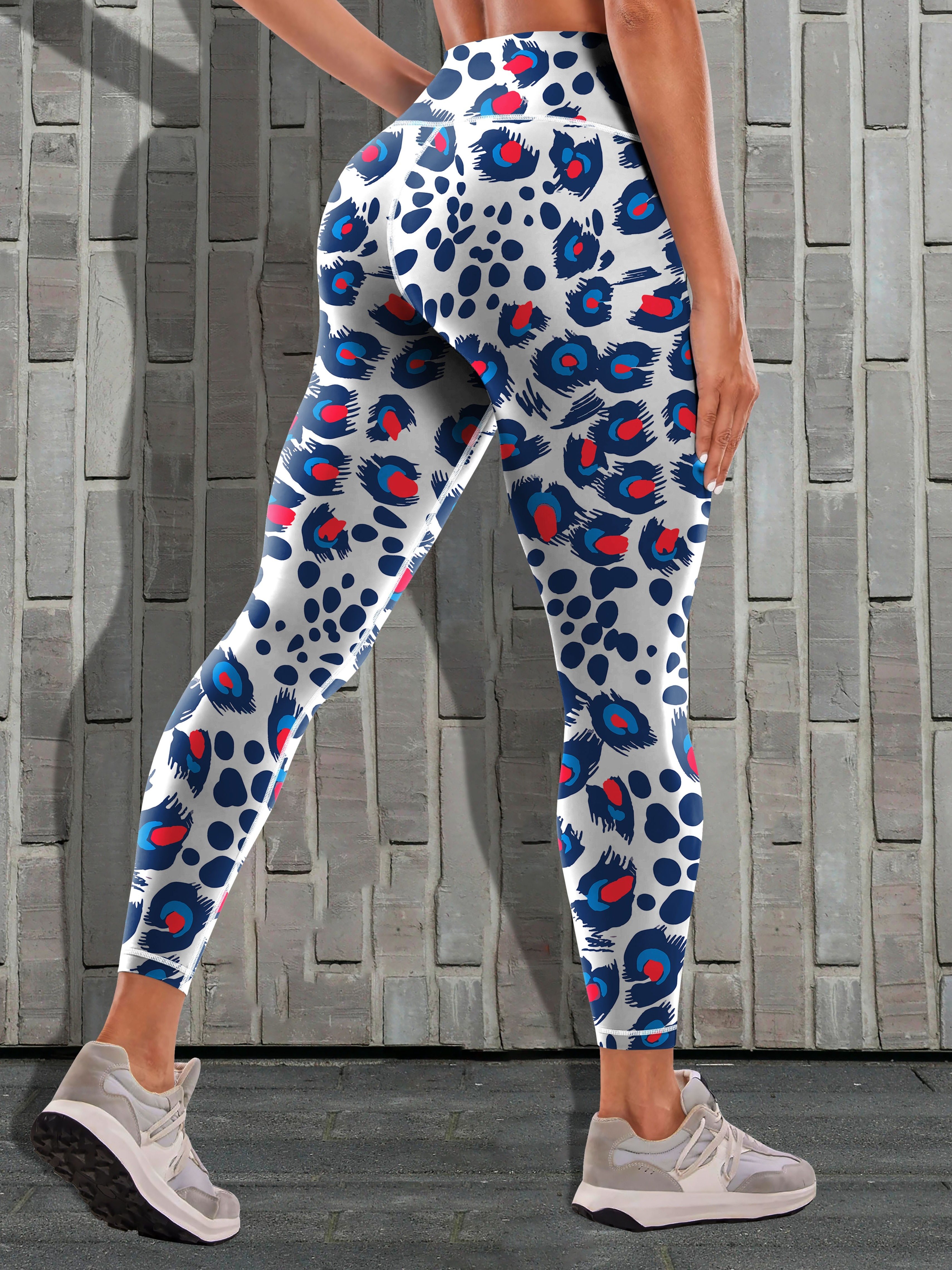 Ryderwear - Ryderwear Snow Leopard Leggings on Designer Wardrobe
