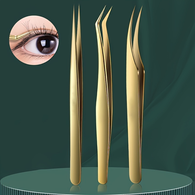 

Stainless Steel Eyelash - Eyebrow Tool , Lash For Application, & Ergonomic For Comfortable Use