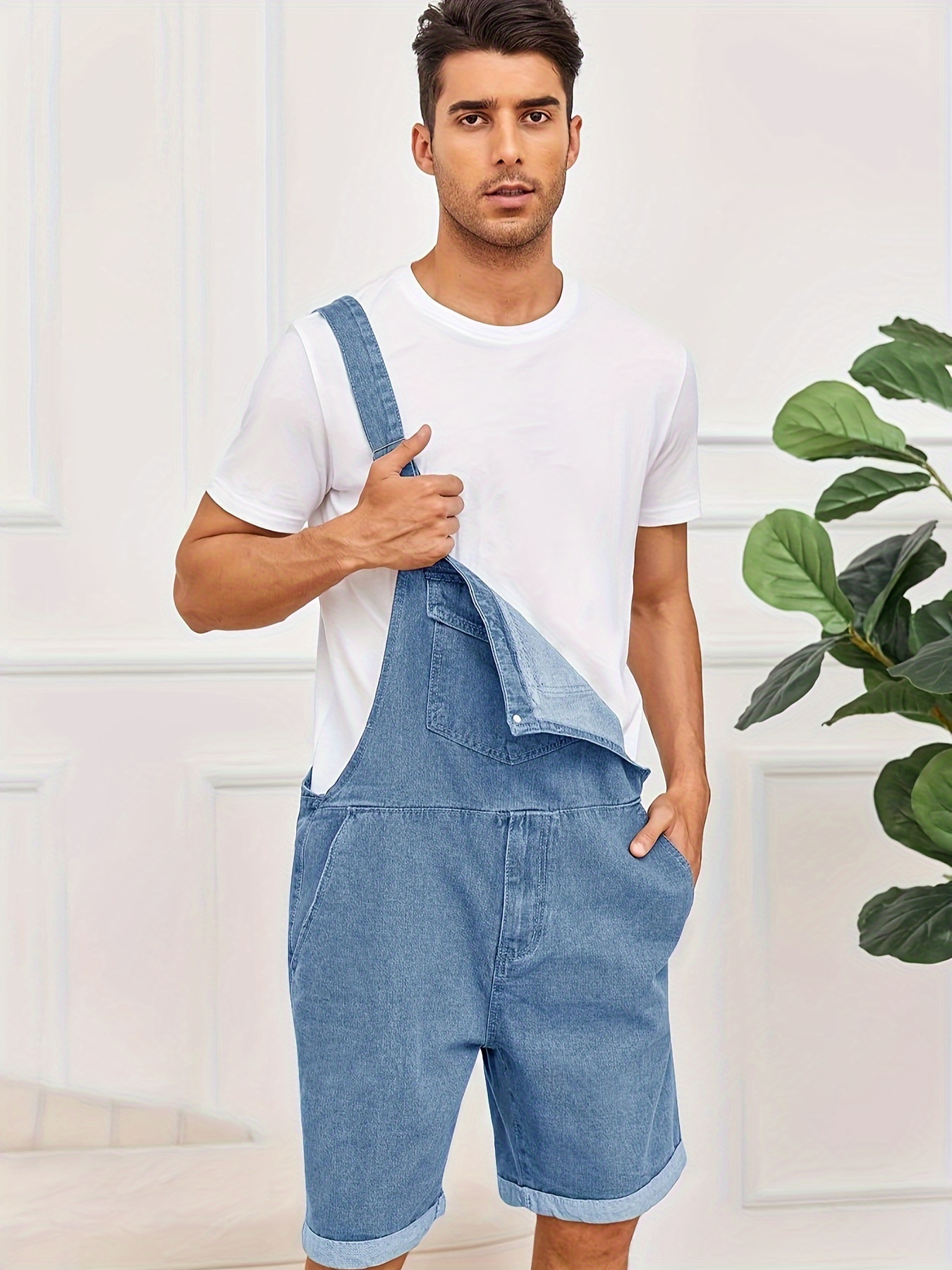 Bib Overalls Blue Jean Jumper Shorts Bib Overalls Overall Bermuda