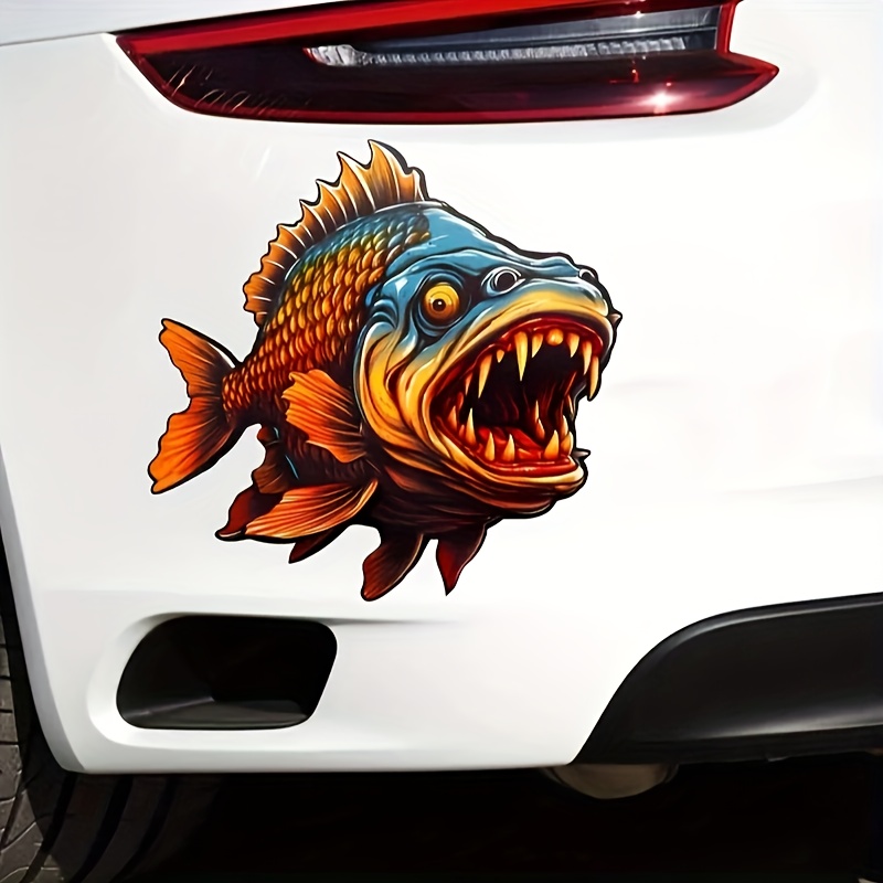 Fish Car Stickers Decals Go Fishing Funny Wrap Vinyl Rear - Temu