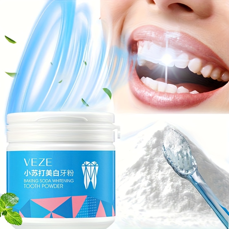 1pc 50g Baking Soda Teeth Powder, Tooth Deep Cleaning Powder, Breath Freshener, Tooth Cleaning Powder For Daily Life
