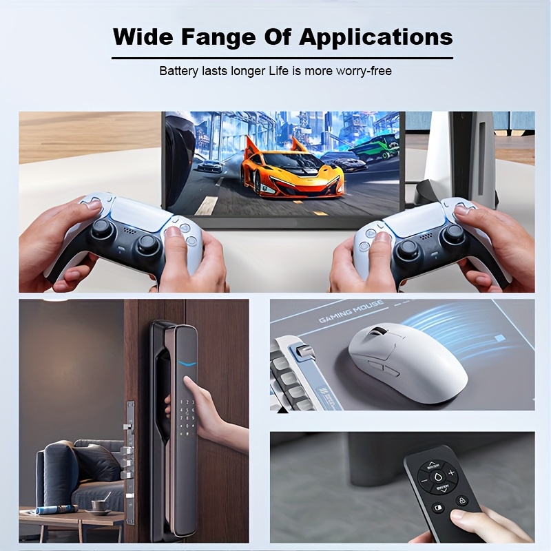   аа+ааа 1.5в 1100мвтг+3400мвтг перезаряджувані літієві батареї з коробкою для зберігання та кабелем для зарядки - висока ємність, тривалий час роботи для пристроїв Опис товару 7