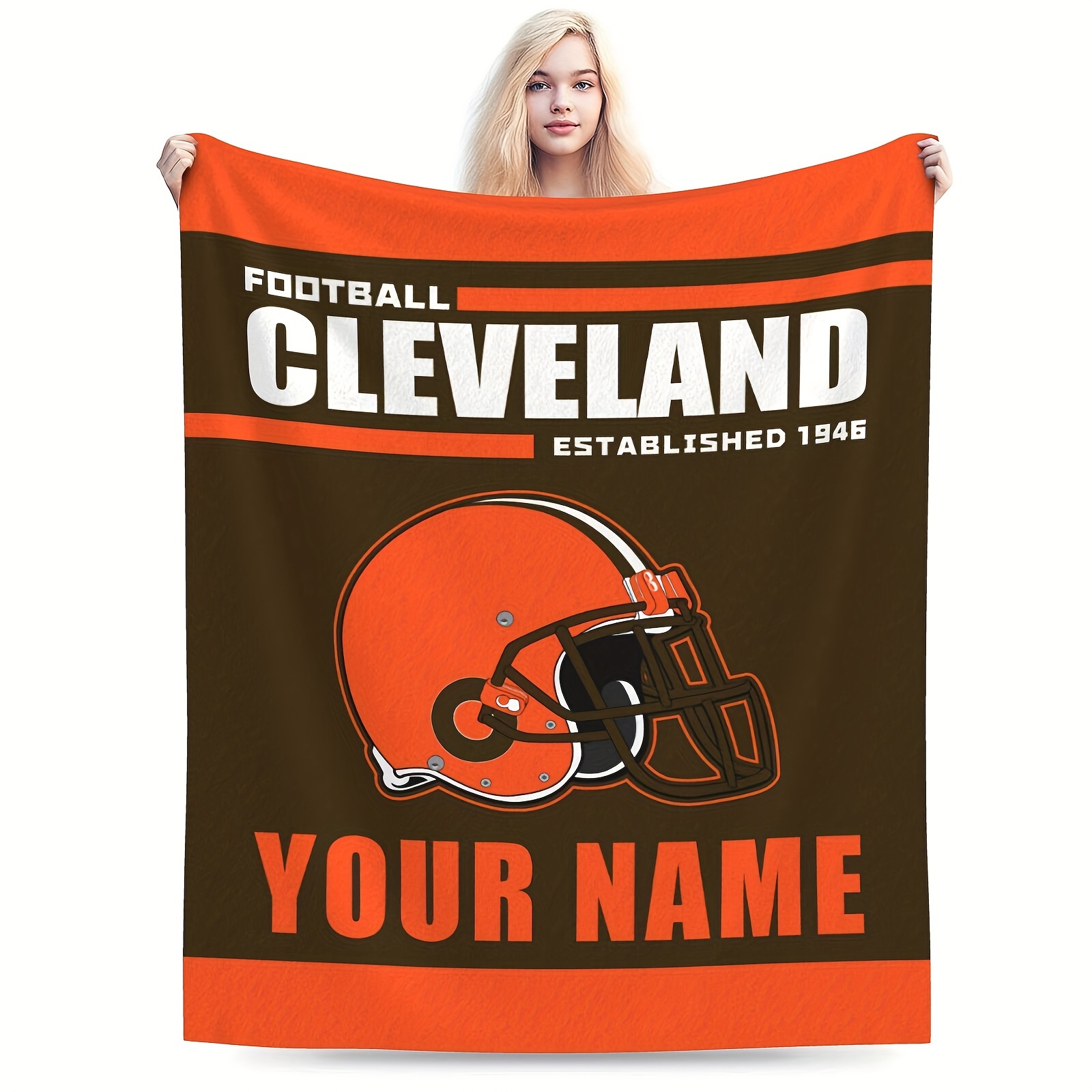 

Fan Personalized Fleece Blanket, Customizable Polyester Rectangle Blanket For Men And Women, For Enthusiasts, And Decor