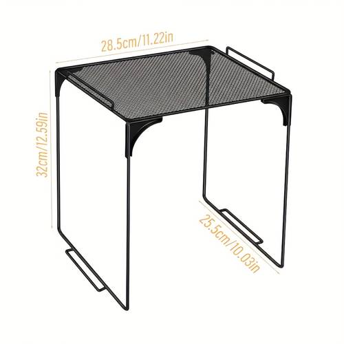 stackable storage cabinet shelf designed for school lockers and storage cabinets suitable for schools offices kitchens and homes 1pc black floor standing shelf floor standing rack standing shelf