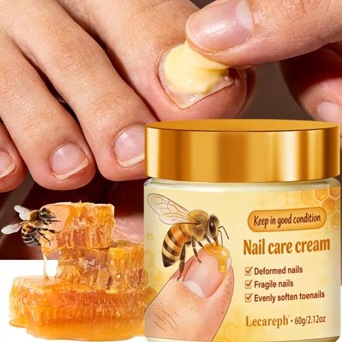 ultra strength nail cream with 95 bee 24h hydrating care protect for strong looking nails with bee hyaluronic acid gentle formula all nail types spring summer essential