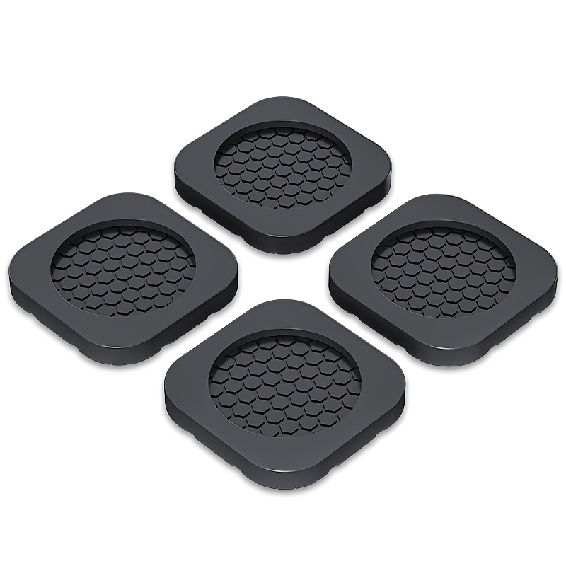 TEMU 4/8 pezzi Cuscinetti di supporto antiscivolo in silicone , piedini rialzati ammortizzanti con portata di 300 kg, adatti , frigorifero, letto
