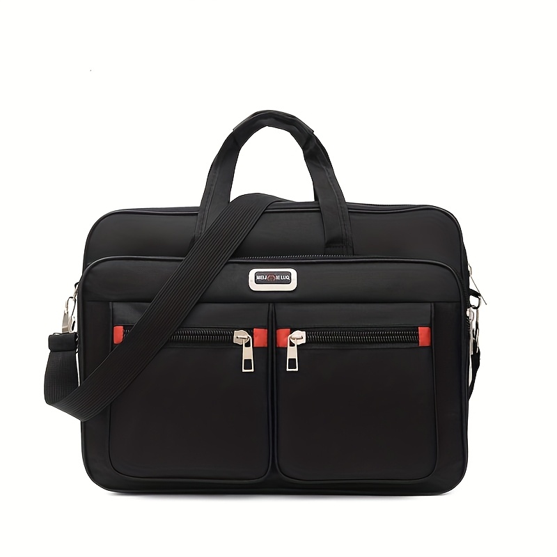 Men's Large Capacity Shoulder Bag, Tear-resistant Handbag Laptop Bag Briefcase, Daily Business Travel