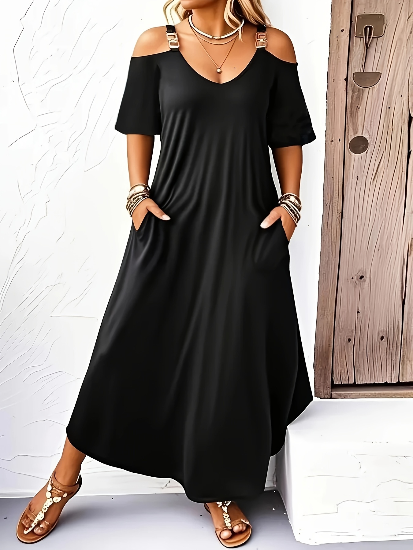 Elegant Strapless Tunic