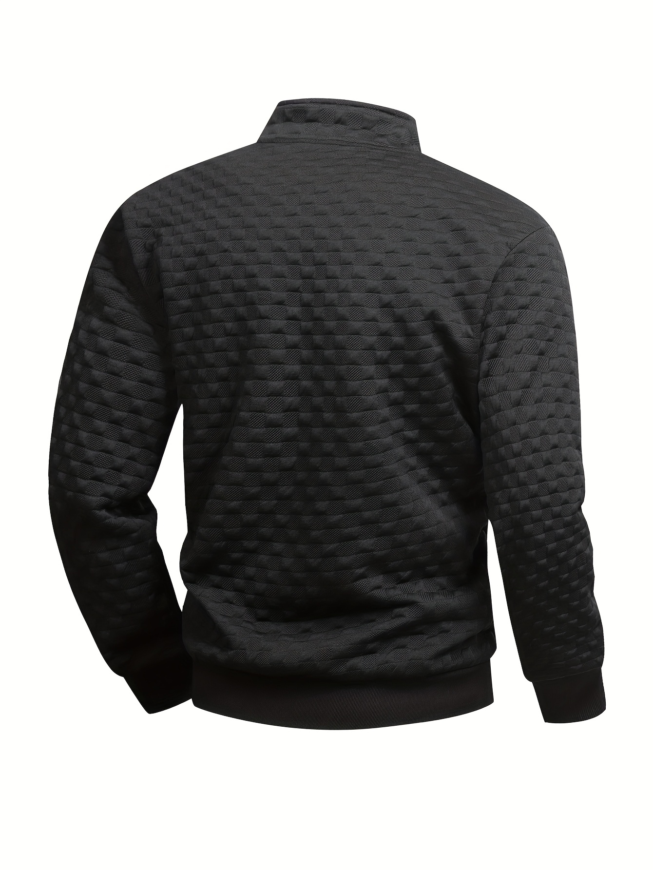 camisola casual de   redonda para homem - tecido de malha,    , top de fitness ao ar livre com bolso com  ,    , roupa de fitness ao ar livre | camisola com     | bolso com  , equipamento   de fitness detalhes 1