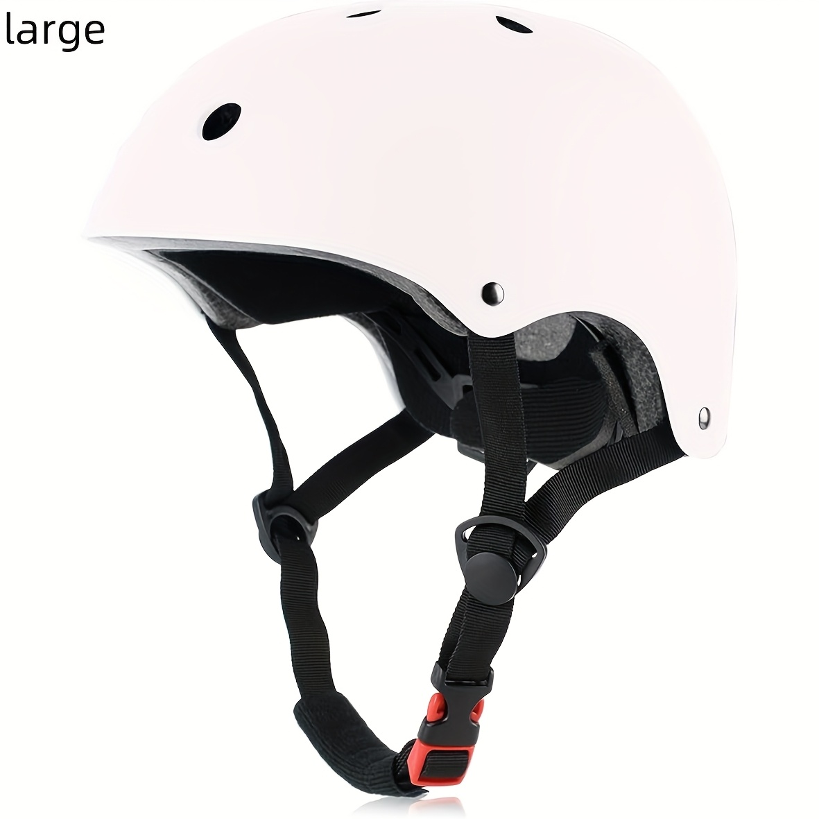 TEMU Stylish And Cool Helmet, Adjustable Size Helmet, Men's Helmet, Women's Helmet, Halloween, Christmas Gift, Birthday Gift, Paintable Helmet,