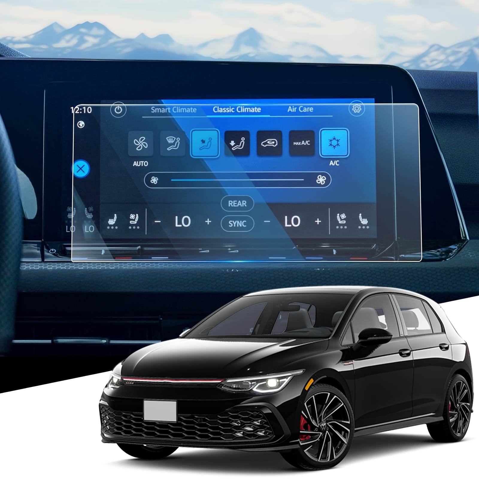 [fast Arrival] For Golf / (mk8) 2022-2024 Tempered Glass Screen Protector Screen For Vw Golf 8 Accessories Christmas Halloween Thanksgiving