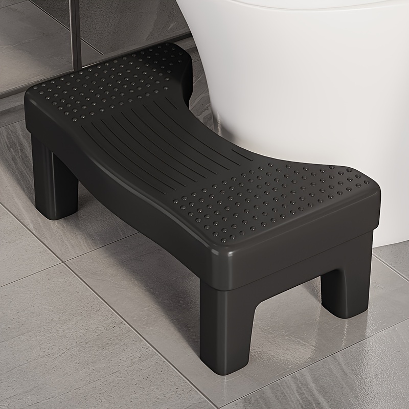 

Ergonomic Plastic Stool - Non-slip, For Improved Bathroom Hygiene & Health, Ideal For Home Use