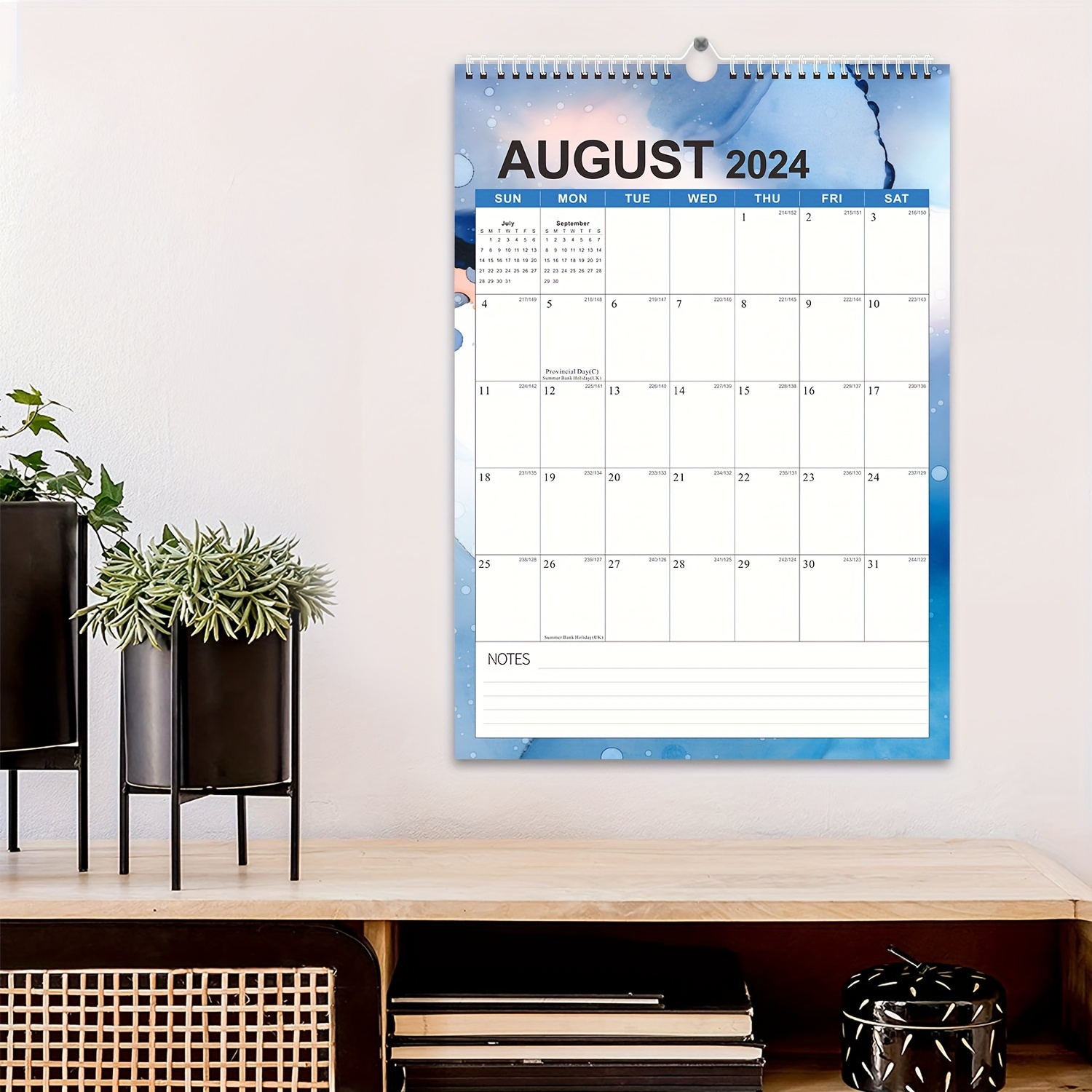 18 month Wall Calendar 2024 2025 Dry Wipe Monthly View Temu