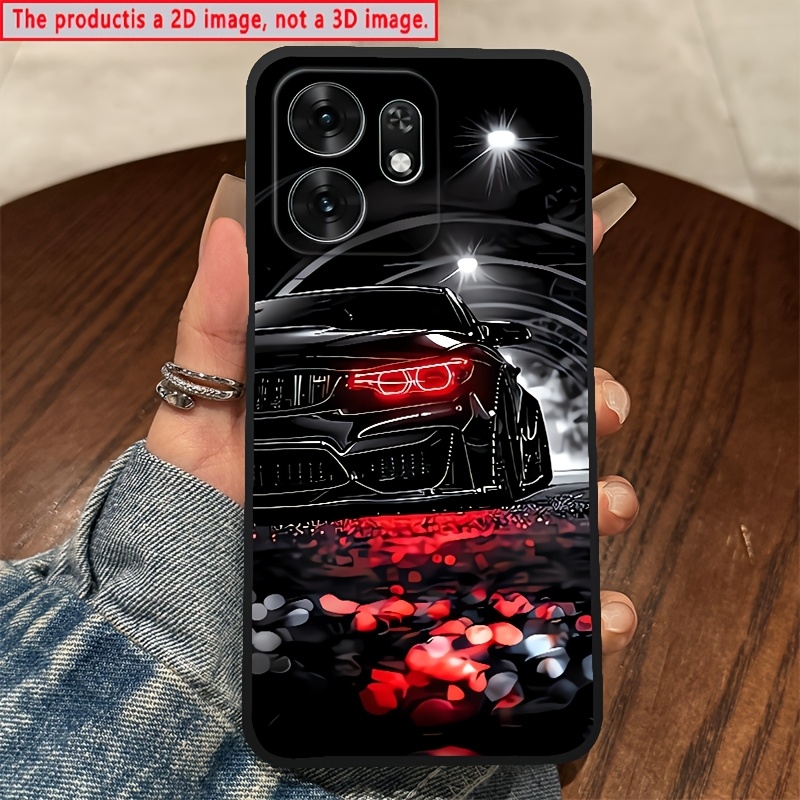 TEMU Phone Case: Rainy Night Car Shadow 2d Flat Shockproof Case 7 6 5 Lite 500 Smart X7d X7c X7b X7a 600 Pro 90 200 400 Smart X5d Plus X5c Plus X8d