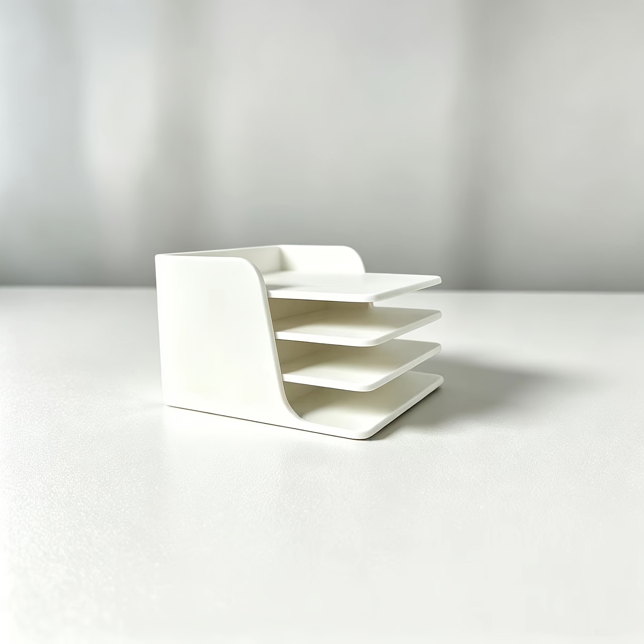 TEMU 1pc Desktop Stackable Sticky Note Organizer, Fits 76x76mm Square , Classification And Easy Retrieval, Minimalist Desk Organizer, Universal