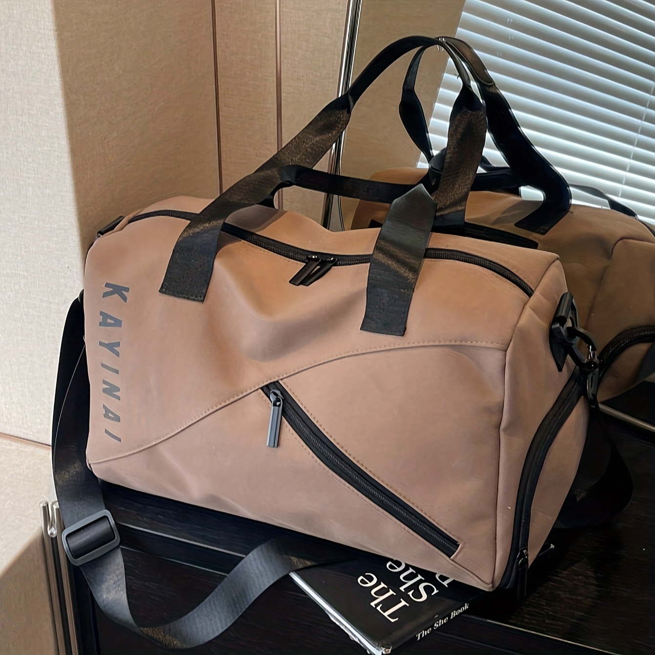 Small Unisex Fitness Bag, Outdoor Travel Bag, Dry Wet Storage Bag With Zipper, Close-fitting Travel Bag, Business Travel And Shopping Mom Bag, Fitness