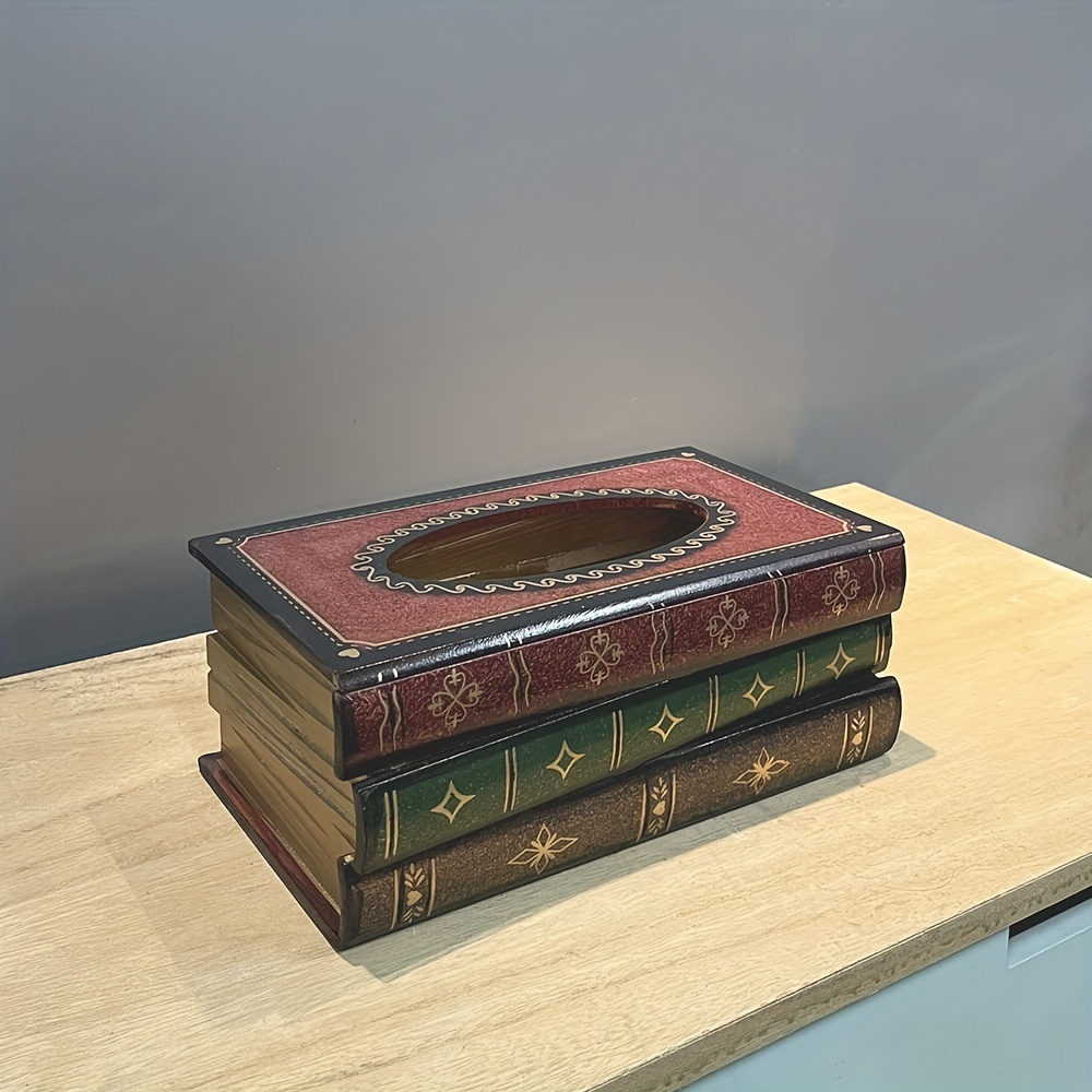 

Vintage Book-shaped Box - Ideal For Home, Office, And Library Decor | Perfect Gift For Book Enthusiasts