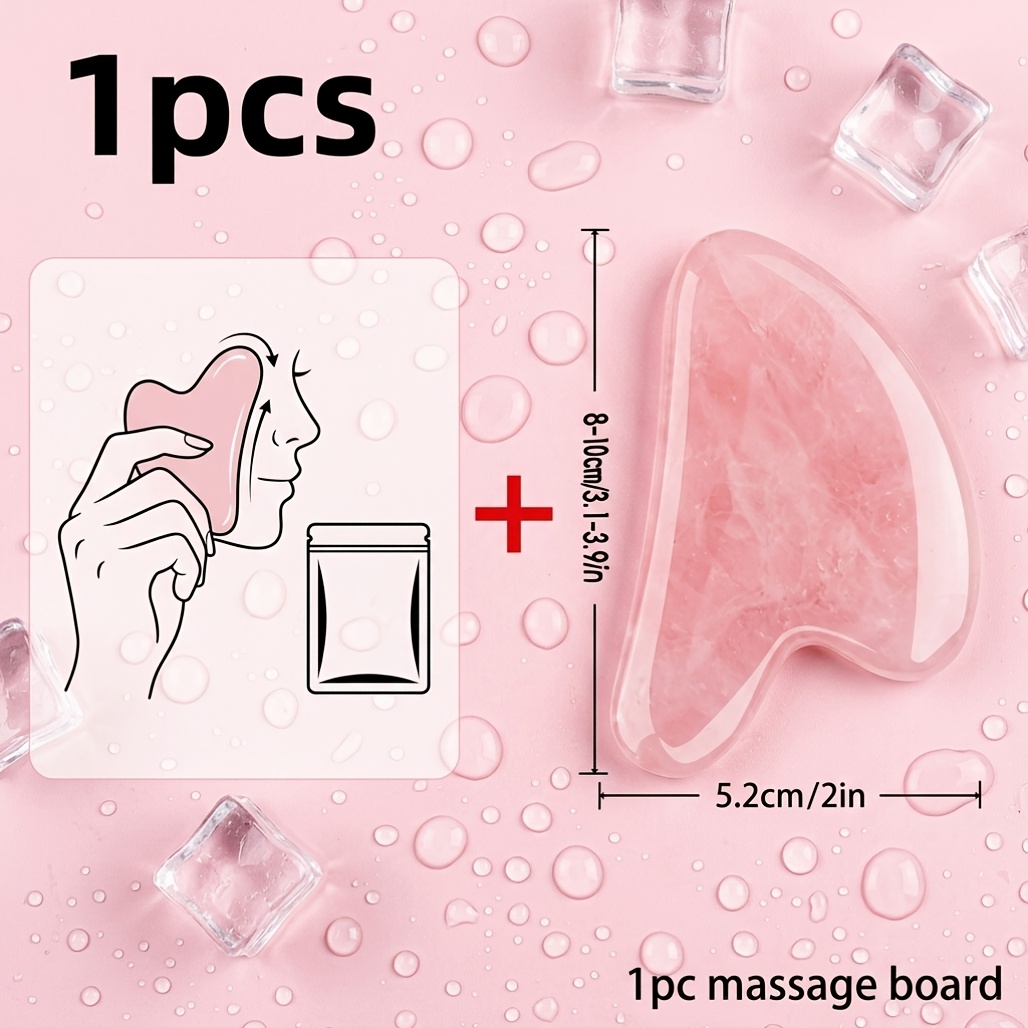 Heart-shaped Massage Tool, Couple Facial And Body Smoothing Scraping Plate - Ideal Gift For Valentine's Day, Mother's Day, 520 Anniversary, Thanksgiving, And New Year, For !