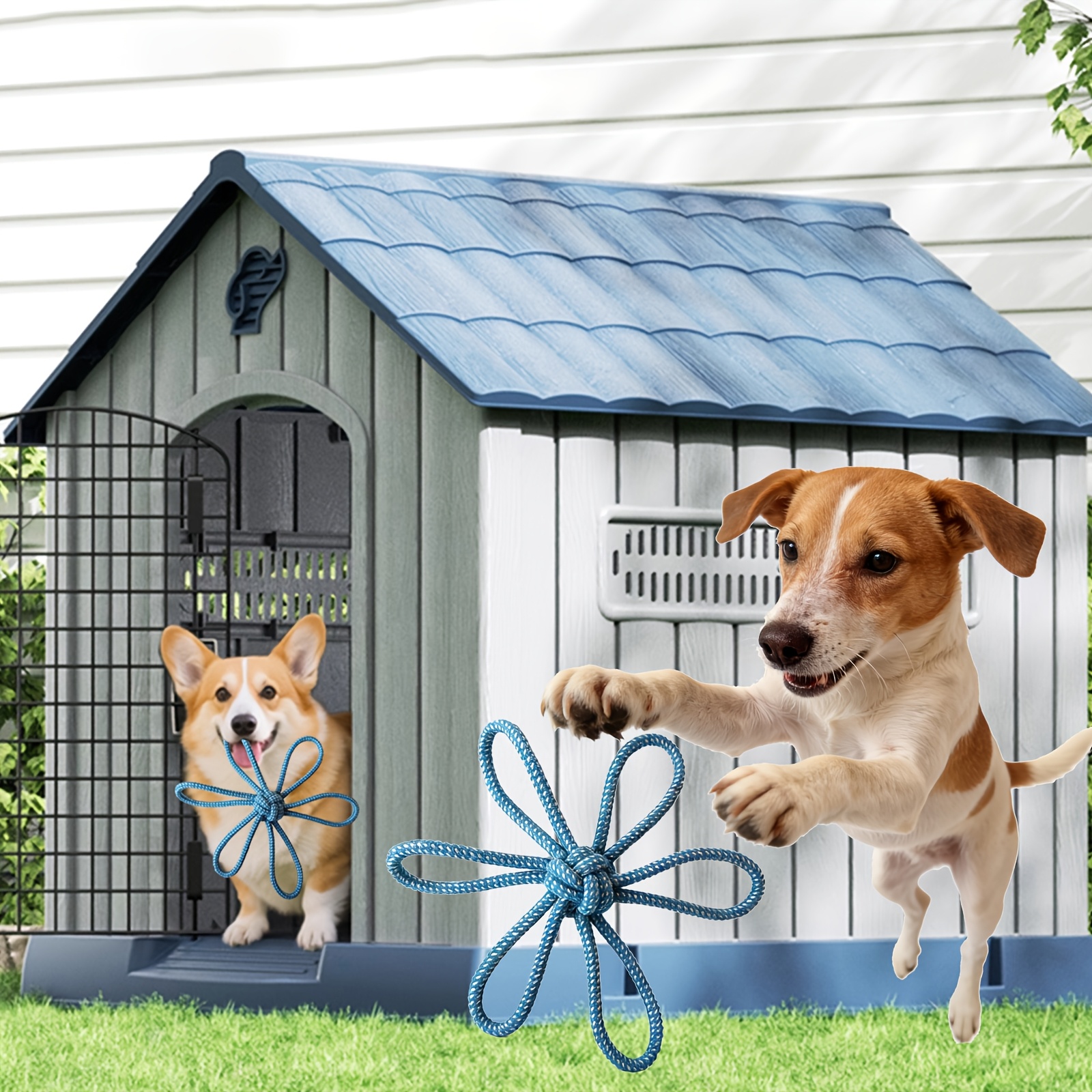 Flower-Shaped Dog Bite Toy for Interactive Training