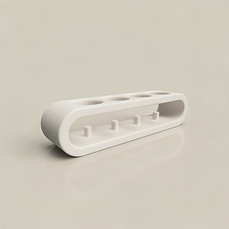 Image of Electric Toothbrush Holder Suitable For Oral-b - Capacity For 4pcs Electric Toothbrushes Storage Tool, Bathroom Organizer, Keeping Bathroom Tidy