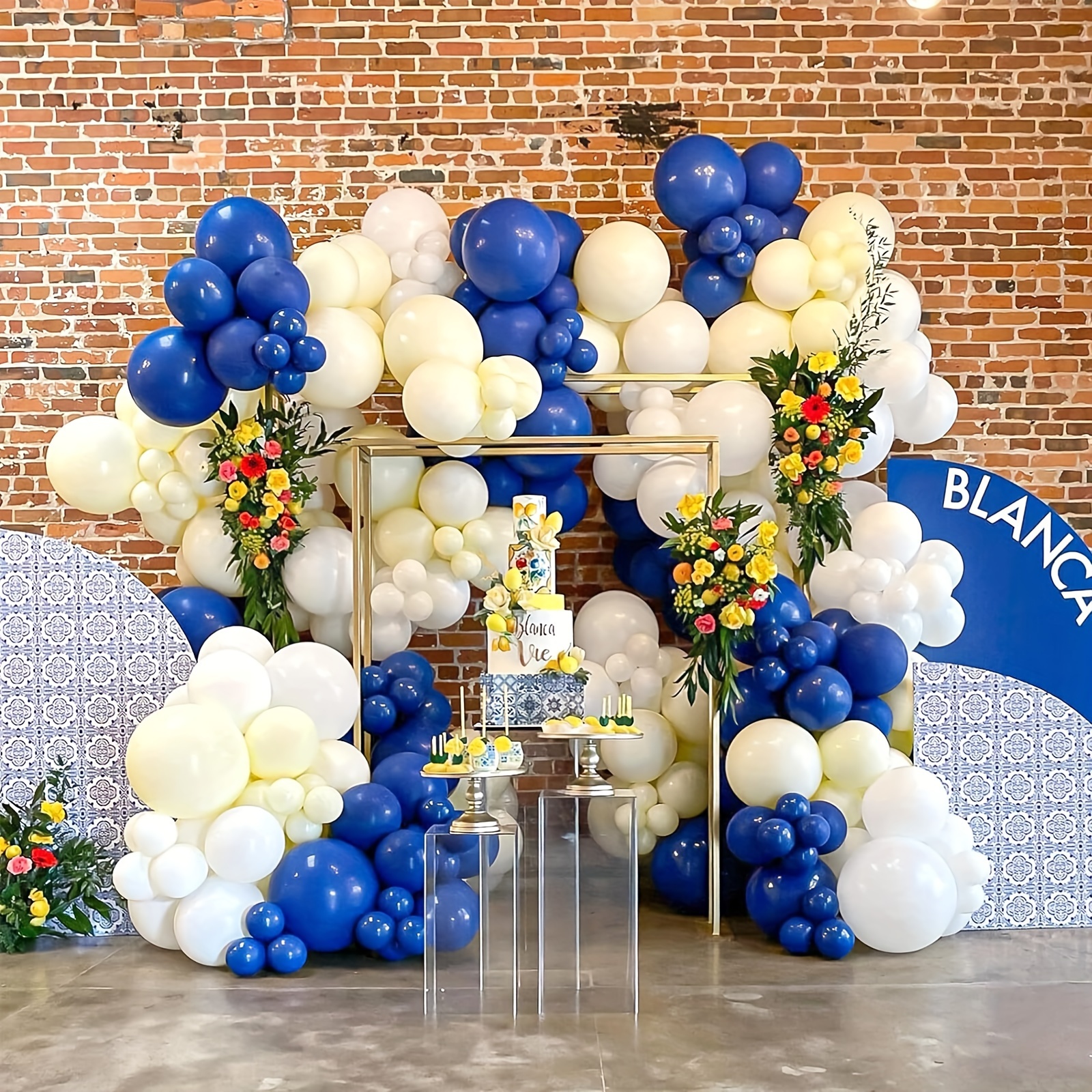 Royal Blue Balloons Different Sizes 18 12 10 Garland Arch - Temu