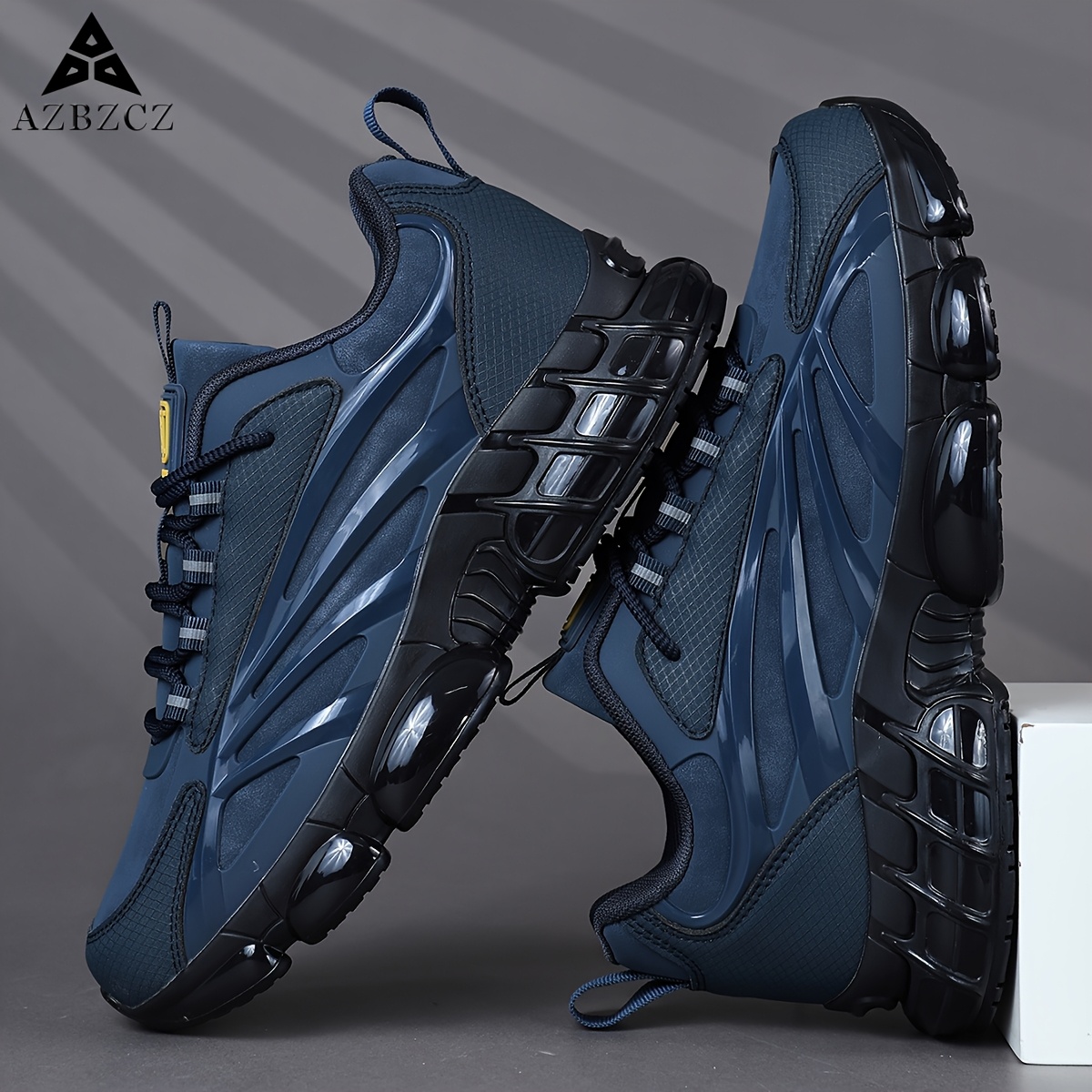 Men's Low-Top Lace-Up Casual Sneakers, Comfortable Fit