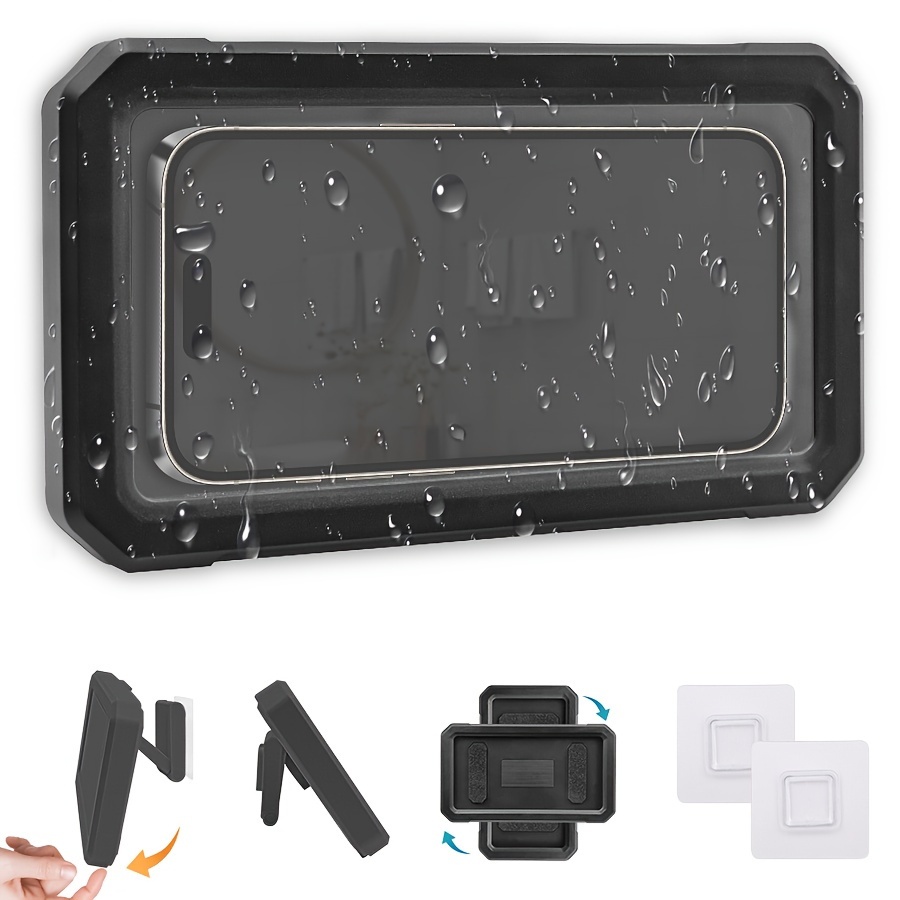 E-shop filbida Einziehbarer Drehbarer Wasserdichter Lazy Handyhalter, Dusch- und Wandhalterung Handy-Duschhülle