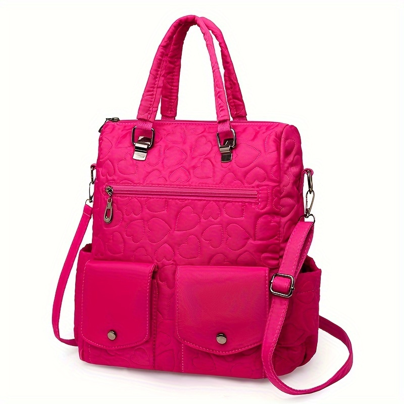 TEMU Retro Women's Backpack With Multiple Wearing Styles.