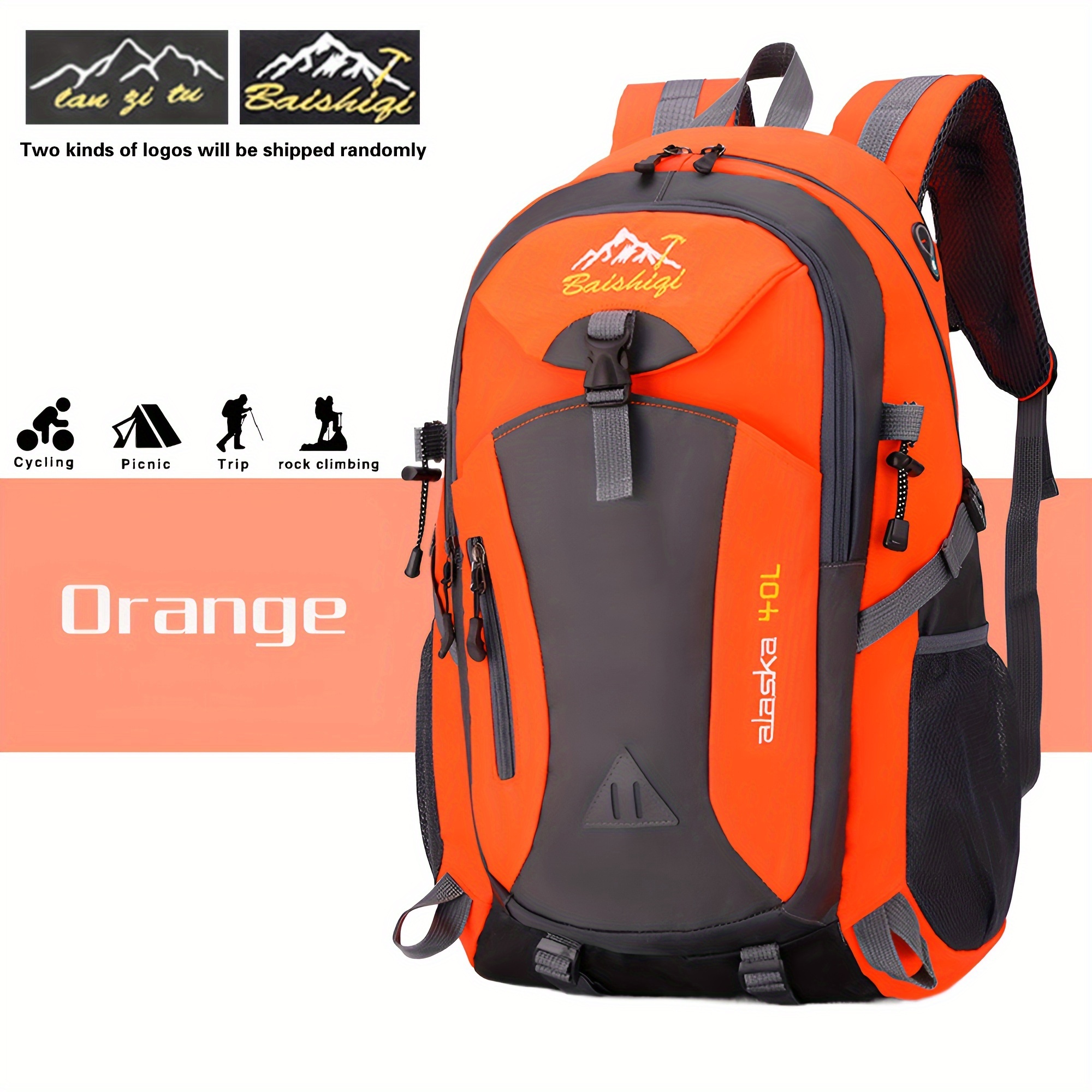 Mochila multifuncional de gran capacidad para exteriores, bolsa de montaña resistente y ligera, mochila para senderismo, bolsa deportiva para entrenamiento, bolsa de viaje elegante, bolsa ligera para ciclismo - Imagen 5