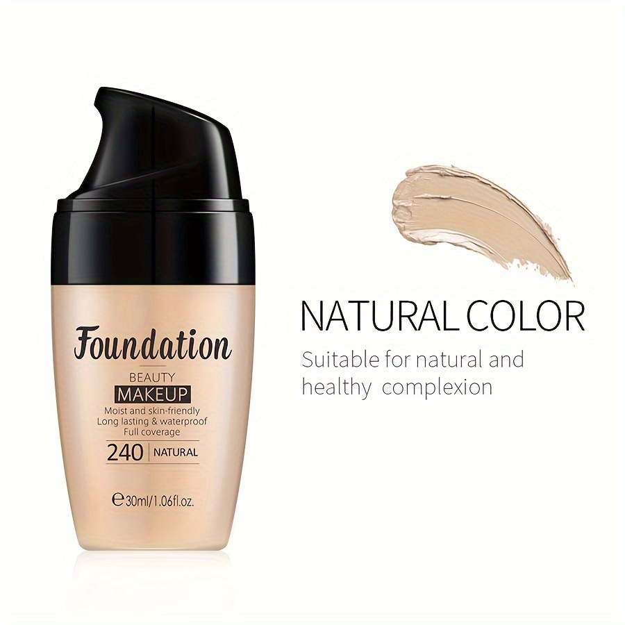 1 Bottle Of Long-lasting, Makeup-setting, Concealing, Moisturizing, Skin-friendly, Full-coverage, Waterproof Foundation, Is An Ideal Holiday Gift For Girlfriends, Wives, And Mothers