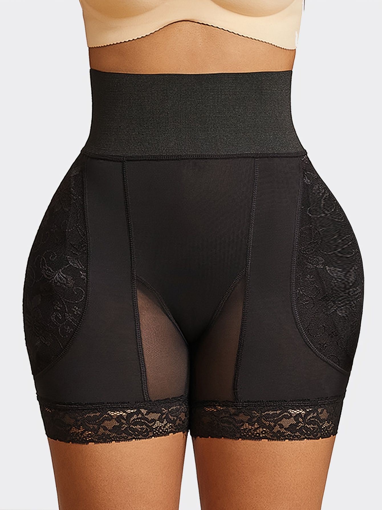 shorts mujer relleno glúteos control abdominal Temu Ecuador