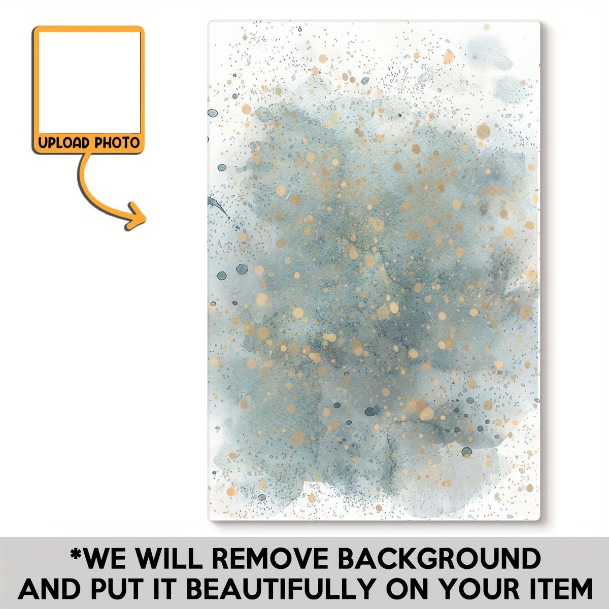 TEMU 2D Plat, 2D Plat, Photo Personnalisée Chien Chat - Cadeau pour des Animaux - Affiche Personnalisée