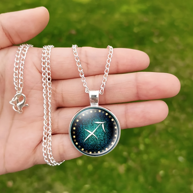 4pc Gemini Constellation Jewelry Set, Necklace, Bracelet, Earrings