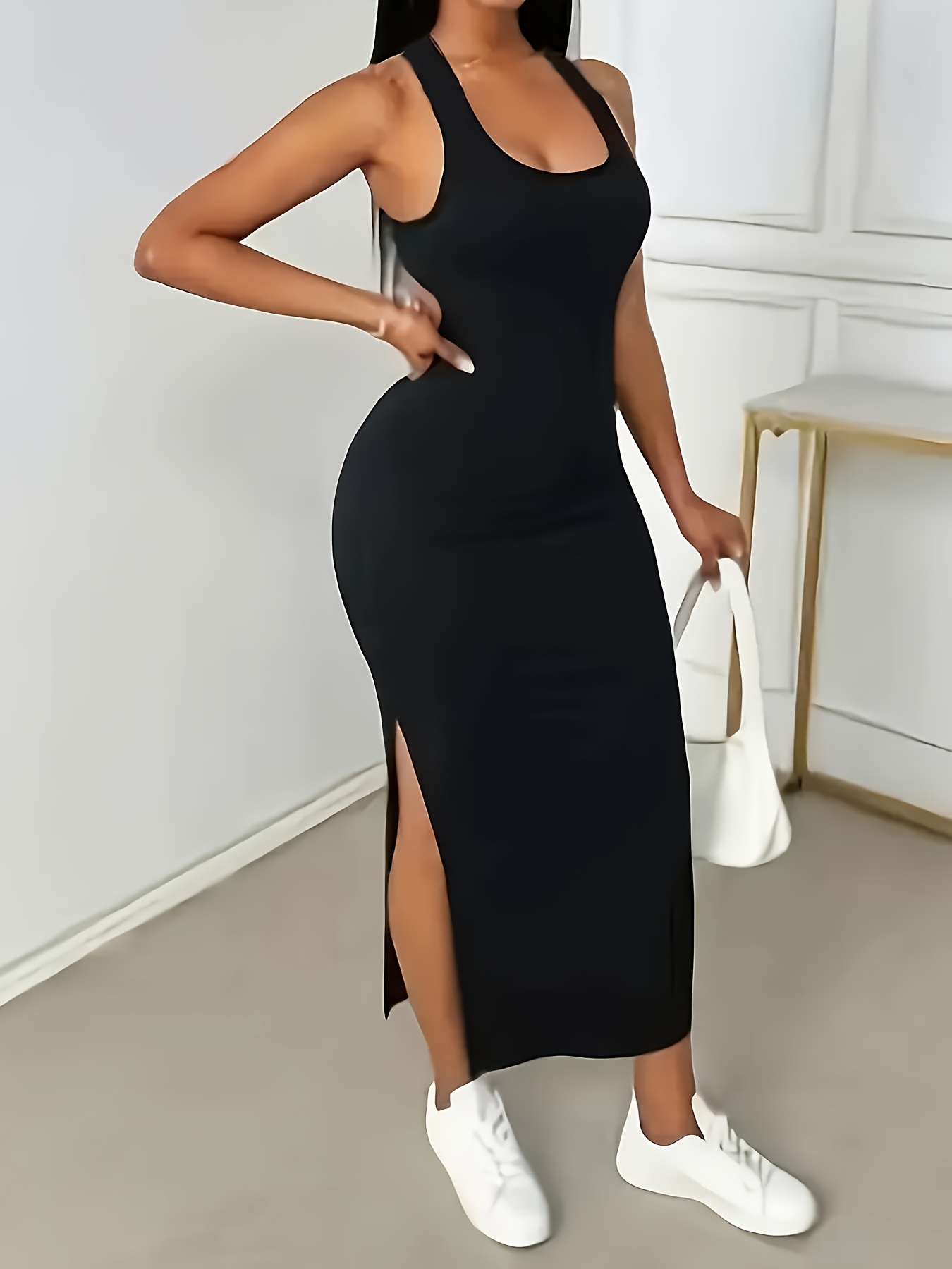 cross back dress sold on Temu United States