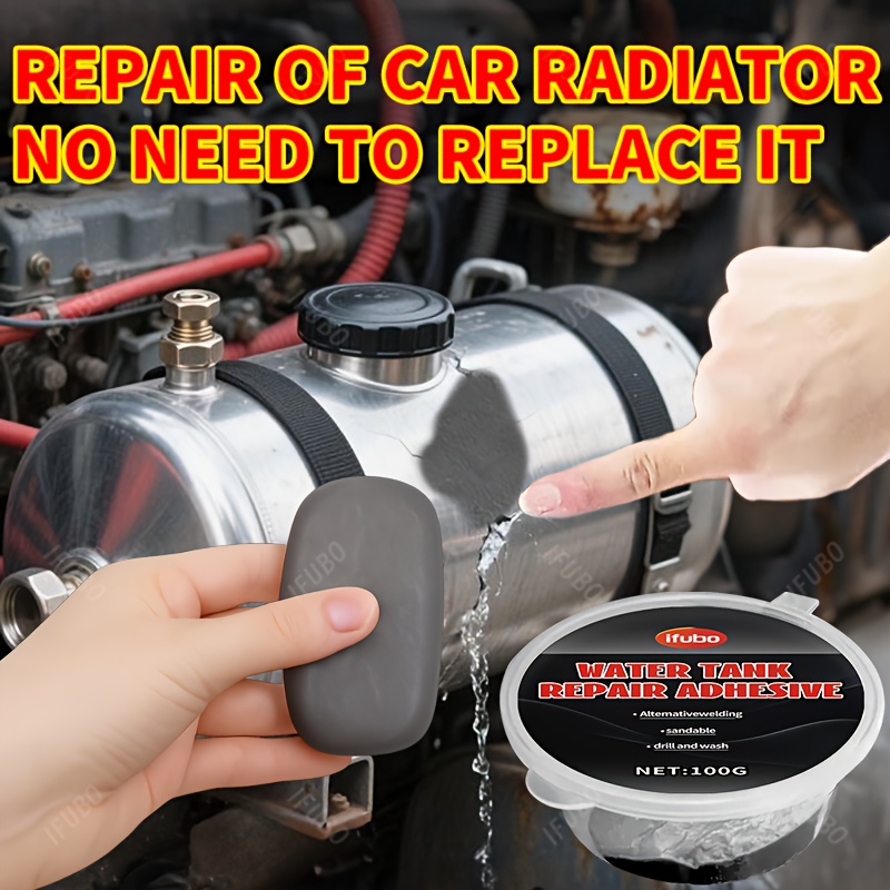 Water Tower Leakage - Special Adhesive for Sealing Leaks, Stainless Steel And Plastic Water Leak Repair Agent, Patching Paste for Grain Storage Bins with Holes. Prevents Small Animals from Stealing Food. Car Radiator Leak Sealant