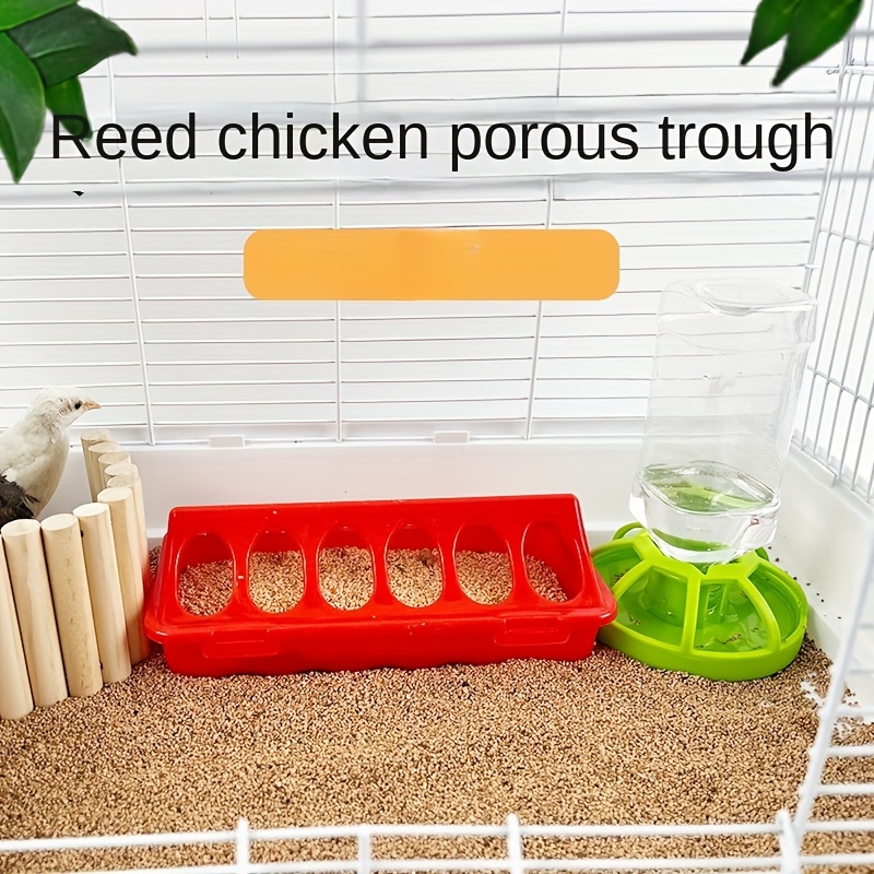 

1pc Chick Trough Small Automatic Drinker Quail Feed Feeder, Rutin Chicken Trough Chicken Feeder, Chicken Automatic Feeder, Holiday Gifts