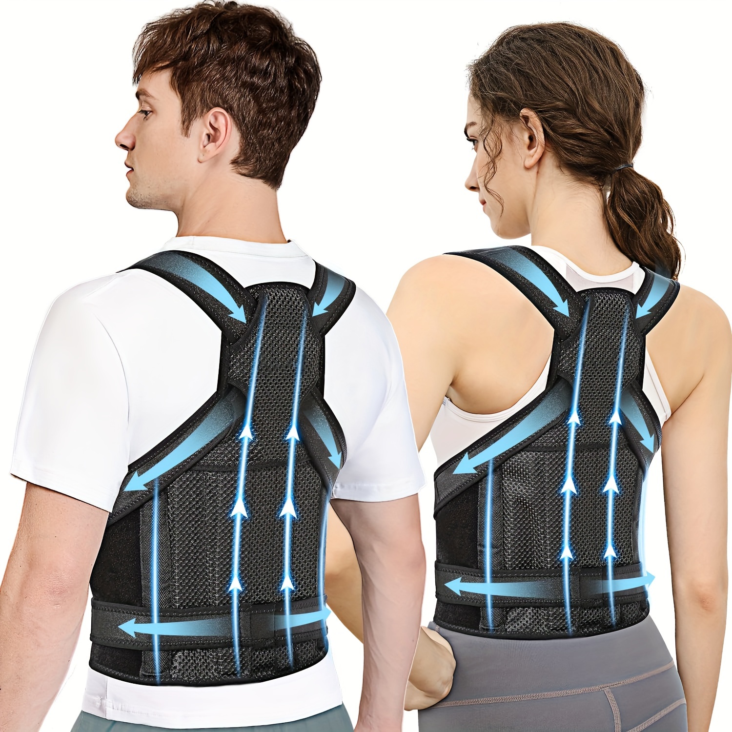 Posture Clavicle Support Corrector Back Straight Shoulders Brace Strap  Correct - Sports & Fitness > Tapes & Braces