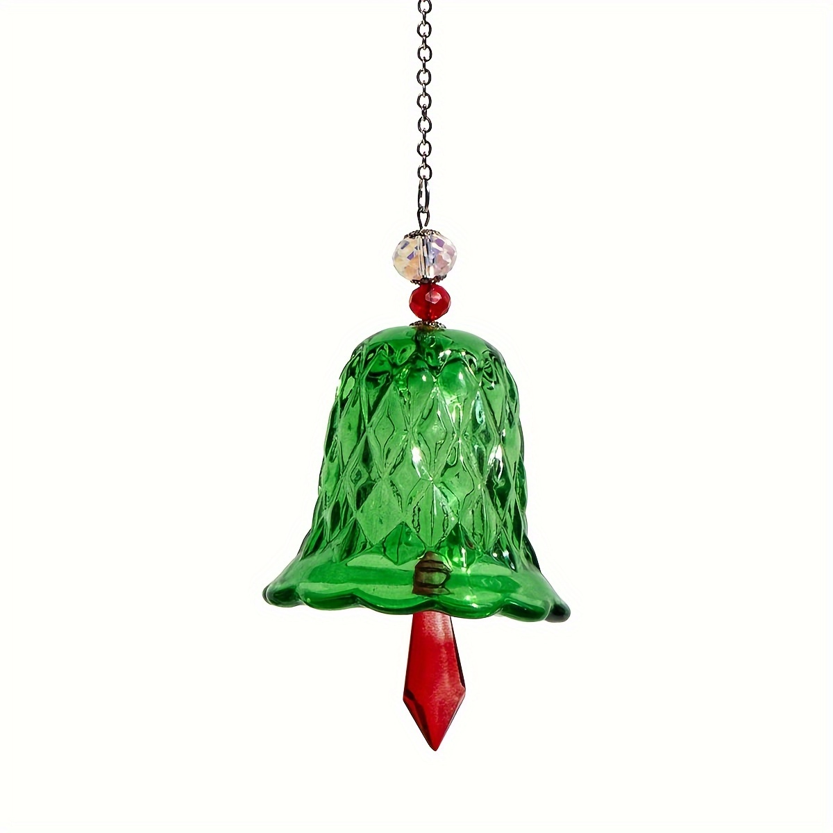 TEMU Sparkling Crystal Wind Chimes Pendant - Vibrant Glass Wall Clocks With Exquisite Design - Window Decorations, Holiday , And Christmas Tree Decorations