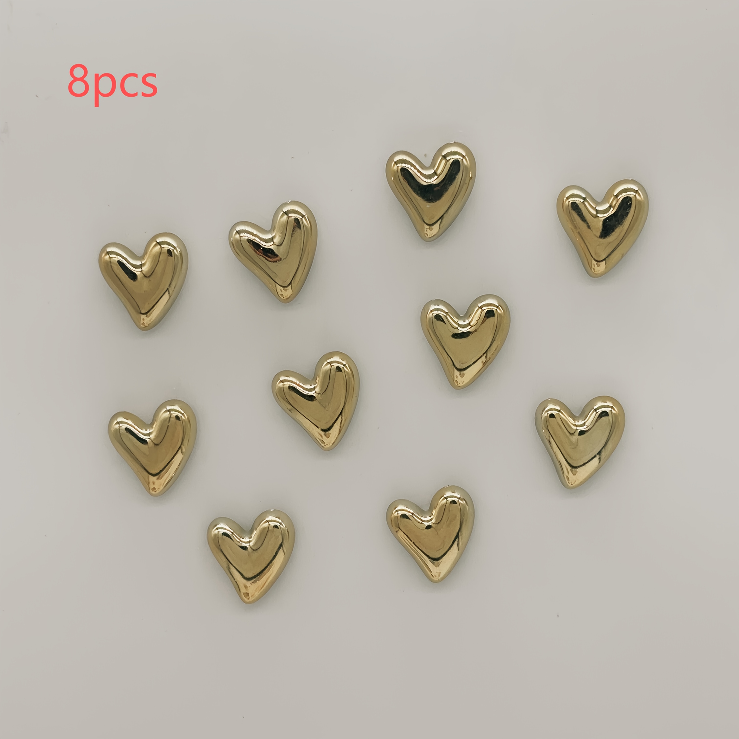 8pcs Fridge Magnets, -shaped Cute Decorative Magnet Set, Heart-shaped Magnets, Suitable For Home Kitchen Office Whiteboard Decoration, Fridge Kitchen Magnets, Valentine's Day Gift, Gift For And Lovers