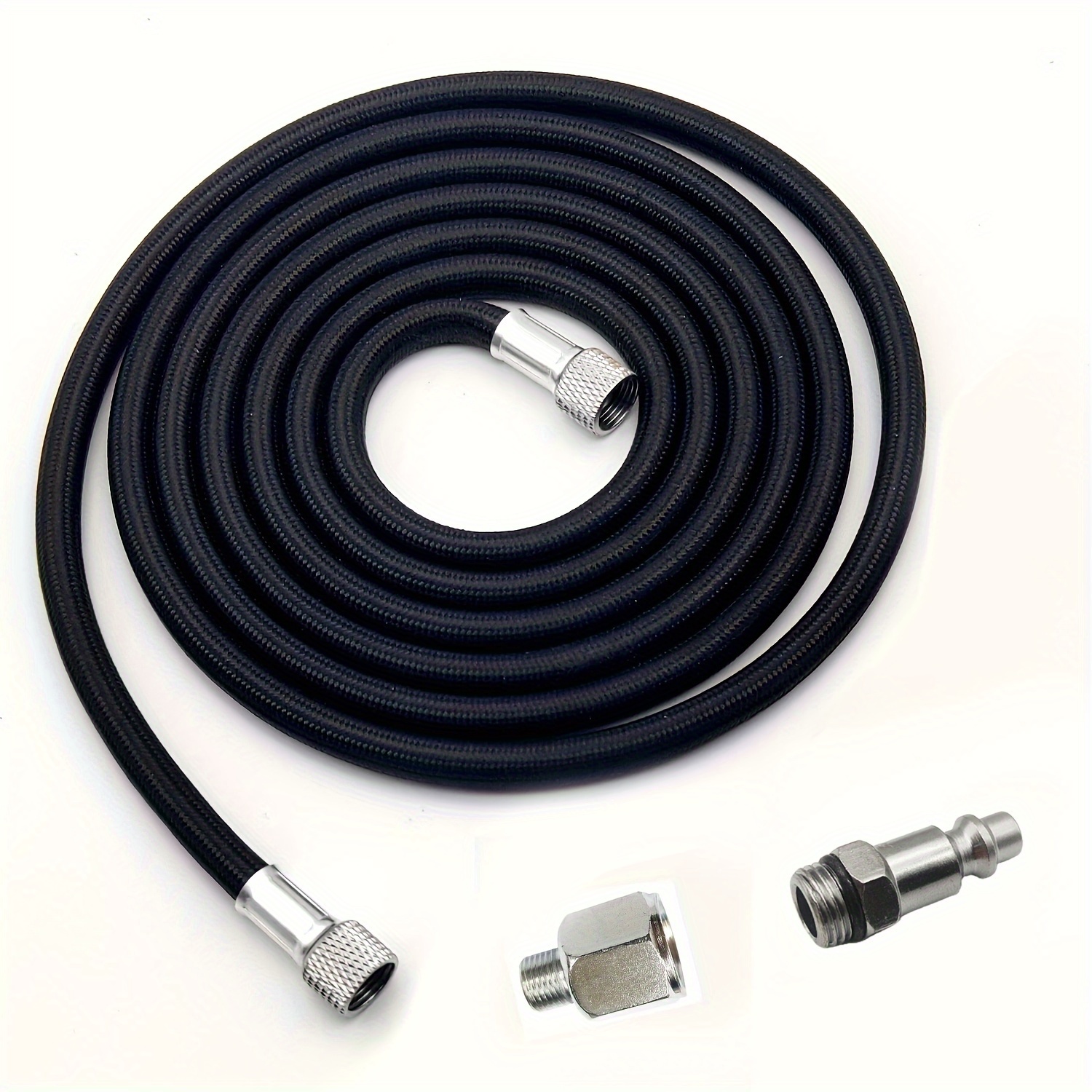 

6' Braided Air Hose & 1/4" Fitting