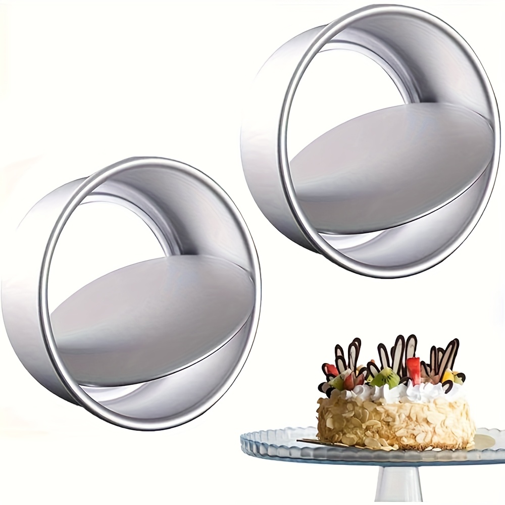 Birthday Cake Cake Baking Pan Inch 2pcs Inch Non Stick Deep Round
